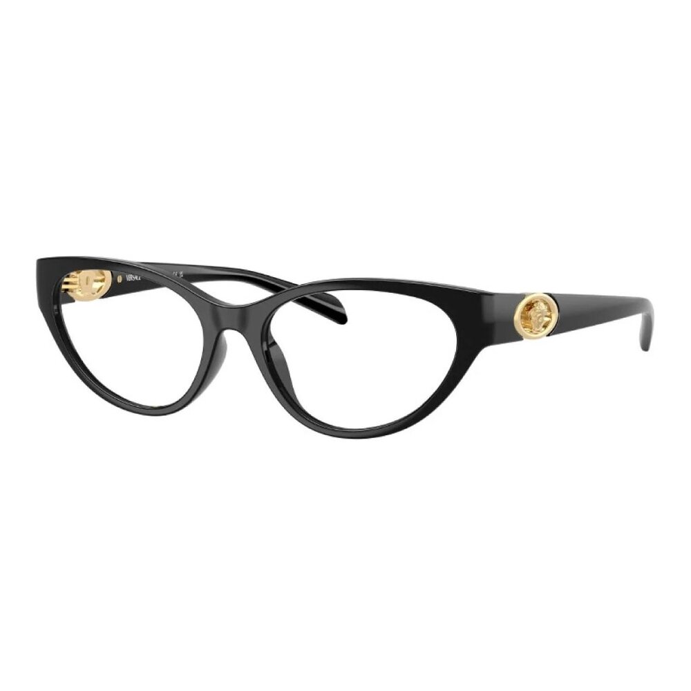 NEW VERSACE EYEGLASSES BLACK WOMEN EYEWEAR VE3372U GB1 VERSACE